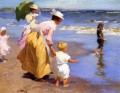 Edward Henry Potthast At the beach Child impressionism